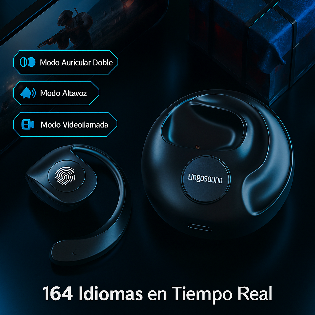 Lingo XR1 Traductor de idiomas en tiempo real 120 Idiomas