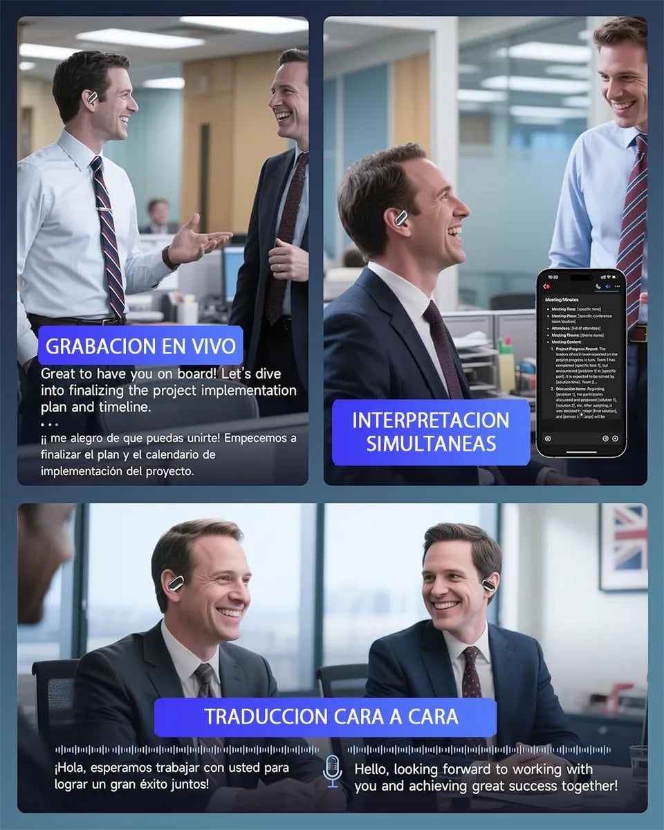 Lingo XR4 Auricular traductor de idiomas en tiempo real
